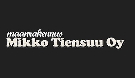 Maanrakennus Mikko Tiensuu Oy logo.